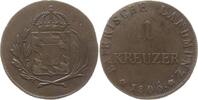Bayern, Königreich 1 Kreuzer Maximilian I. Joseph, 1806 - 1825, für Tirol, Kettenrand -