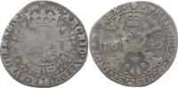 Spanische Niederlande, Brabant 1/4 Patagon Philipp IV. von Spanien, 1621 - 1665, Antwerpen -