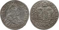 RDR, Haus Habsburg 3 Kreuzer (Groschen) Leopold I., 1657 - 1705, Wien -