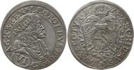 RDR, Haus Habsburg 6 Kreuzer Leopold I., 1657 - 1705, Wien -