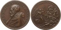 Kirchenstaat Bronzemedaille Gregor XIII., 1572 - 1585, v. Giovanni Federico Bonzagni, a.d. Bartholomäusnacht -