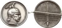 Kaiserreich Deutschland, 1. Weltkrieg Silbermedaille v. Galambos, bei Grünthal, Berlin, a.d. Kaiserrede am 4. August im Reichstag -