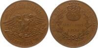 Frankfurt, Stadt Bronzemedaille von Lauer, 50 Jahre Versicherungsgesellschaft Deutscher Phönix -