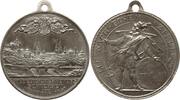 Stadt Nürnberg Tragbare versilberte Bronzemedaille Schützenmedaille, v. C. Balmberger, auf das XII. Deutsche Bundesschiessen -