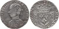 Frankreich, Königreich Teston Charles IX., 1560 - 1574, La Rochelle -