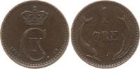 Dänemark, Königreich 1 Öre Christian IX., 1863 - 1906 -