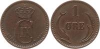 Dänemark, Königreich 1 Öre Christian IX., 1863 - 1906 -