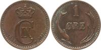 Dänemark, Königreich 1 Öre Christian IX., 1863 - 1906 -