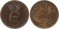 Dänemark, Königreich 2 Öre Christian IX., 1863 - 1906 -