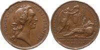 Frankreich, Königreich Bronzemedaille Louis XV., 1715 - 1774, v. Marteau, Prise de la ville et citadelle de Tournai -