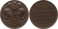 Großbritannien Bronzemedaille Victoria, 1837 - 1901, v. Carter, a.d. Hochzeit George (V.) mit Maria von Teck -