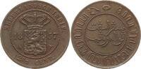 Niederlande, Ostindien 2 1/2 Cent Willem II., 1840 - 1849 -