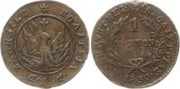 Griechenland Lepton Governor Ioannis Kapodistrias, 1828-1831, Aegina, solid circle, diverging rays -