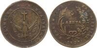 Griechenland 5 Lepta Governor Ioannis Kapodistrias, 1828-1831, Aegina, solid circle, converging rays -