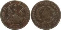 Griechenland 10 Lepta Governor Ioannis Kapodistrias, 1828-1831, Aegina, pearl circle, converging rays -