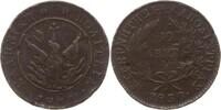 Griechenland 10 Lepta Governor Ioannis Kapodistrias, 1828-1831, Aegina, solid circle, diverging rays -