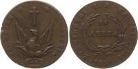 Griechenland 10 Lepta Governor Ioannis Kapodistrias, 1828-1831, Aegina -