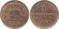 Bayern, Königreich 1 Pfennig Maximilian II., 1848 - 1864 -