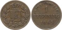 Bayern, Königreich 1 Pfennig Maximilian II., 1848 - 1864 -