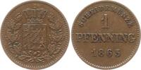 Bayern, Königreich 1 Pfennig Ludwig II., 1864 - 1886 -