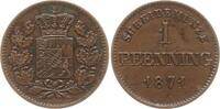 Bayern, Königreich 1 Pfennig Ludwig II., 1864 - 1886 -