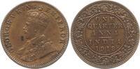 Indien 1/4 Anna George V., 1910 - 1936 -