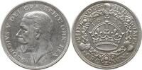 Großbritannien, Königreich 1 Crown George V., 1910 - 1936, Wreath type, Auflage 4847 Stück -