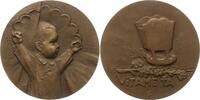 Tschechoslowakei Bronzemedaille v. L. Bódi, Wiege, VITAME TA / Säugling hebt die Arme -