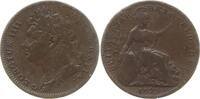 Großbritannien Farthing (1/4 Penny) George IV., 1820 - 1830 -