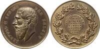 Belgien, Königreich, Limburg, Stadt Hasselt Vergoldete Bronzemedaille Leopold II., 1865 - 1909, a.d. Besuch des Königspaares in Hasselt am 15. Juli -