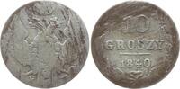 Kongresspolen 10 Groszy Nikolaus I., 1825 - 1855, Warschau -