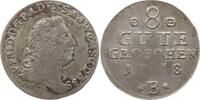 Anhalt-Bernburg 8 Gute Groschen Victor Friedrich, 1721 - 1765, Kriegsgeld -