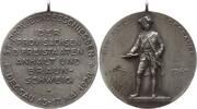 Sachsen-Anhalt, Stadt Dessau Tragbare Feinsilbermedaille (990) Schützenmedaille, 34. Provinzial - Bundesschiessen, Der Alte Dessauer, 1676-1747 -
