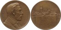 Kaiserreich Österreich, Mähren, Stadt Znaim Bronzemedaille v. M. Mörtl, 50. J. Musikverein, Gründer und Direktor Heinrich Fiby, 1834 - 1917 -