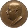 Österreich, 2. Republik, Stadt Wien Große einseitige Bronzemedaille v. Hartig a.d. 70. Geb. des Pädagogen u. Philologen Richard Meister, 1881 - 1964 -