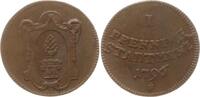 Augsburg, Stadt 1 Pfennig Var.: kleinere Schrift -