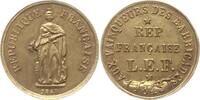 Frankreich, 2. Republik Messingmedaille Journées de Février, Aux Vainqueurs des Barricades, REP Francaise L.E.P. -