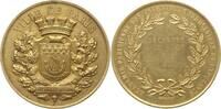 Frankreich, 3 Republik, Stadt Paris Vergoldete Bronzemedaille v. Ch. Marey, Preis der Academie des Inventeurs Industriels et Exposants -