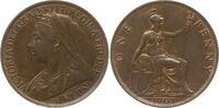 Großbritannien 1 Penny Victoria, 1837 - 1901 -