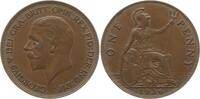 Großbritannien, Königreich 1 Penny George V., 1910 - 1936 -