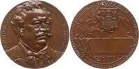 Belgien, Königreich, Brüssel Große Bronzemedaille v. Louis Dupuis, auf Victor Driessens, 1821 - 1885, Gründer des Nationaltheaters -