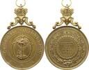 Belgien, Königreich, Löwen, Kortenberg Tragbare vergoldete Bronzemedaille Fahnenweihe in Sint Jozef, Maatschappij van Onderlingen Bijstand 16 Mei 1897 -