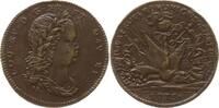 Frankreich, Königreich Bronze - Jeton Louis XV., 1715 - 1774, Sign.: I.B., IUVAT SUPERORUM CONSOCIARE DECURP -