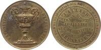 Belgien, Königreich, Stadt Brüssel Vergoldete Bronzemedaille v. Wiener, Exposition Industrielle, Goldschmied u, Juwelier J. ALLARD -