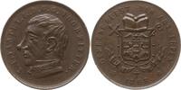 Belgien, Königreich, Stadt Antwerpen Satirische Bronzemedaille auf Bürgermeister Jozef Cornelis Van Put, 1811-1877, Gemeene Beest van Antwerpen -