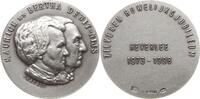 Belgien, Königreich, Stadt Leuven Silbermedaille v. P. Làszlo, Silberhochzeit Maurice und Bertha Dewit-Nijs, Heverlee 1973 - 1998 -