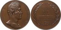 Frankreich, Königreich, Stadt Paris Bronzemedaille Charles X., 1824 - 1830, v. Michaut, Voyage de Roi, Industrie de la Moselle -