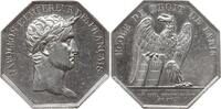 Frankreich, Kaiserreich, Stadt Paris Oktogonale Silbermedaille Napoleon I., 1804 - 1814, 1815, v. Brenet, ECOLE DE DROIT DE PARIS -
