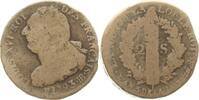 Frankreich, Constitution 2 Sols FRANCAIS, Straßburg, An 5, Glockenmetall (mdc) -