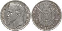 Frankreich, Kaiserreich 1 Franc Napoleon III., 1852 - 1870, Straßburg -